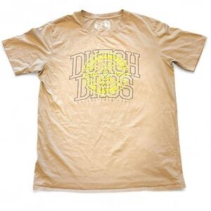 Dutch Bros Tan Graphic T-Shirt for Men